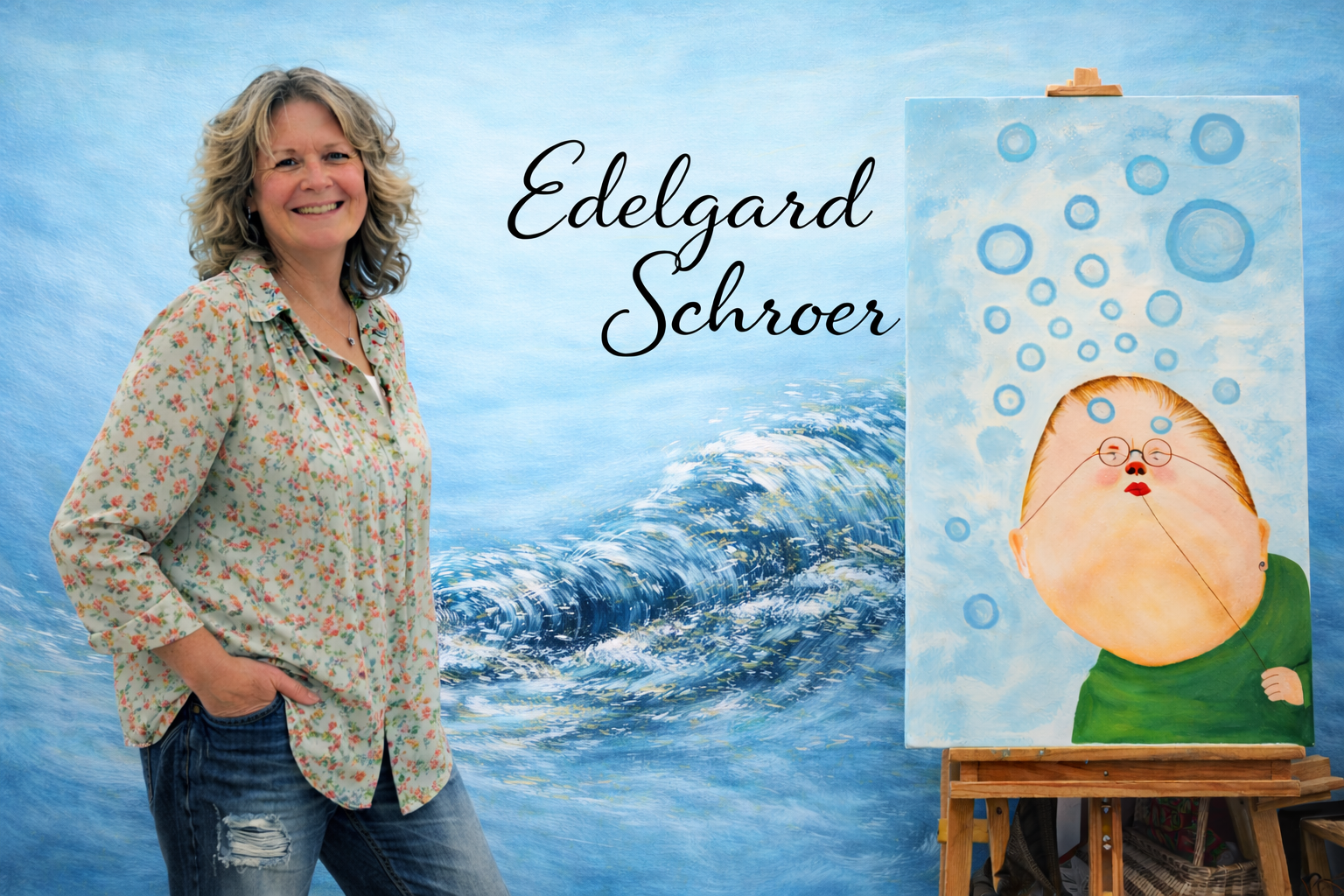Edelgard Schroer Art – Original Contemporary Abstract Paintings