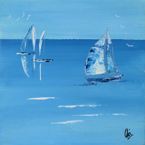 Ocean Breeze (2025) Acrylic painting by Edelgard Schroer