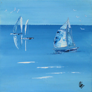 Ocean Breeze (2025) Acrylic painting by Edelgard Schroer