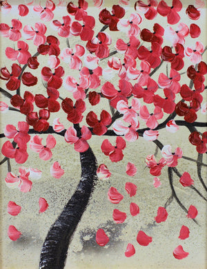 Spring Days in Japan (2025) Acrylic painting by Edelgard Schroer