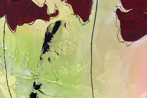 Scarlet Breeze (2025) Acrylic painting by Edelgard Schroer