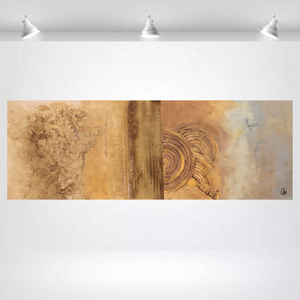 Golden Echoes (2025) Acrylic painting by Edelgard Schroer