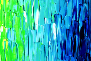 YGB - Bold Neon Abstract Painting Palette Knife