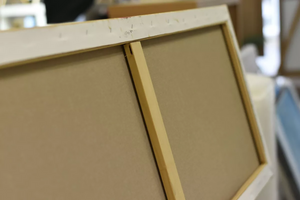 Golden Echoes (2025) Acrylic painting by Edelgard Schroer