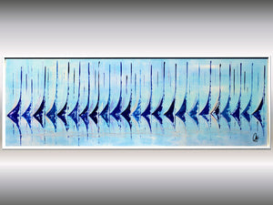 Ocean Harmony 2025 Acrylic painting by Edelgard Schroer