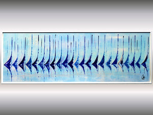 Ocean Harmony 2025 Acrylic painting by Edelgard Schroer