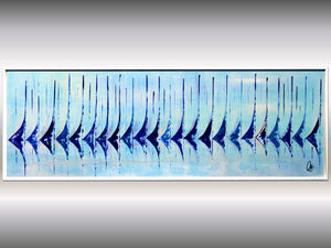 Ocean Harmony 2025 Acrylic painting by Edelgard Schroer