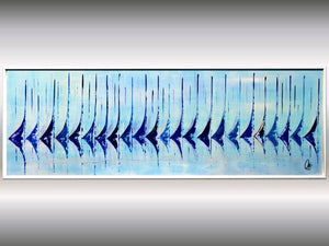 Ocean Harmony 2025 Acrylic painting by Edelgard Schroer