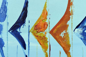 Sailing Symphony (2025) Acrylic painting by Edelgard Schroer