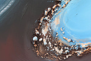 Twilight River 2025 Acrylic Painting by Edelgard Schroer