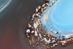 Twilight River 2025 Acrylic Painting by Edelgard Schroer