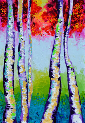 Autumn Magic Birch Forest 2025
