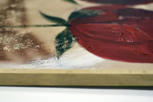 Abstract Roses (2025) Acrylic painting by Edelgard Schroer