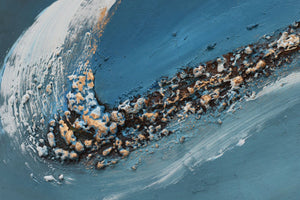 Liquid Horizon 2025 Acrylic painting by Edelgard Schroer