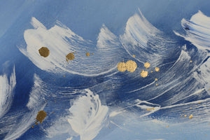 Azure Flow 2025 Acrylic painting by Edelgard Schroer