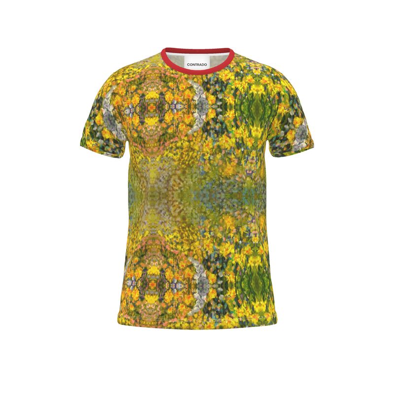 Cut And Sew All Over Print T Shirt