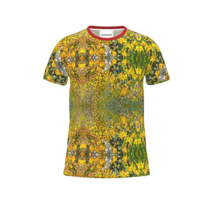 Cut And Sew All Over Print T Shirt