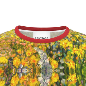 Cut And Sew All Over Print T Shirt