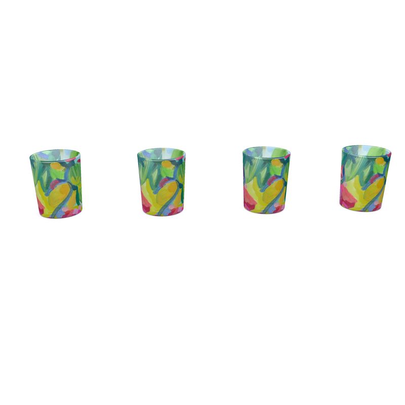 Round shot glass 4 set