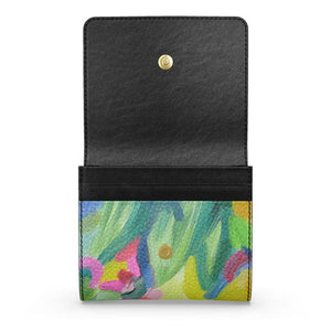 Small Leather Foldover Purse