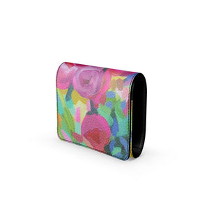 Small Leather Foldover Purse