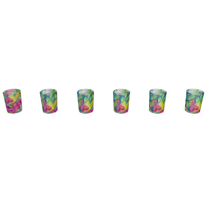 Round shot glass 6 set