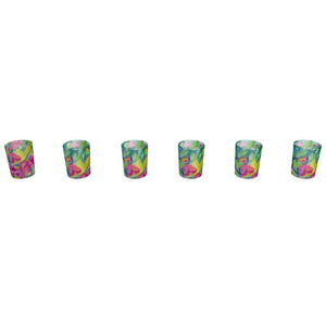 Round shot glass 6 set