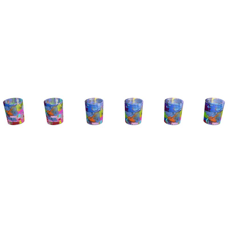 Round shot glass 6 set