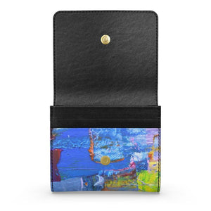 Small Leather Foldover Purse