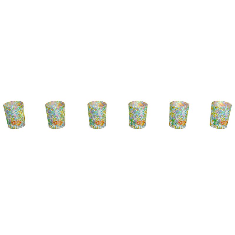 Round shot glass 6 set