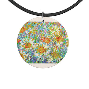 Wooden Pendant Necklace Organic