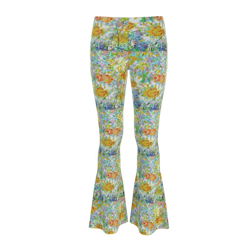 High Waisted Flared Leggings