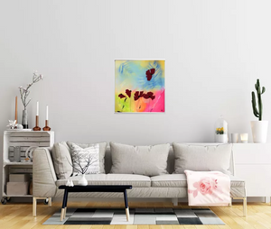 Scarlet Breeze (2025) Acrylic painting by Edelgard Schroer