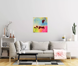 Scarlet Breeze (2025) Acrylic painting by Edelgard Schroer