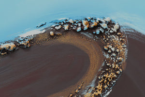 Twilight River 2025 Acrylic Painting by Edelgard Schroer