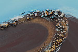 Twilight River 2025 Acrylic Painting by Edelgard Schroer