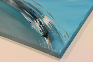 Ocean Loop (2025) Acrylic painting by Edelgard Schroer