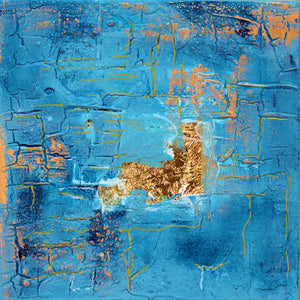 Traces of Gold (2025) Acrylic painting by Edelgard Schroer