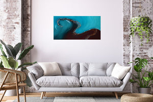 Twilight River 2025 Acrylic Painting by Edelgard Schroer