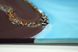 Twilight River 2025 Acrylic Painting by Edelgard Schroer