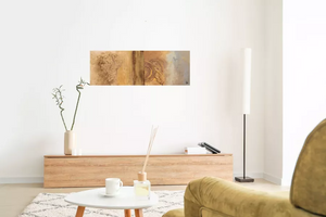 Golden Echoes (2025) Acrylic painting by Edelgard Schroer