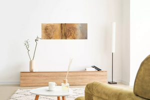 Golden Echoes (2025) Acrylic painting by Edelgard Schroer