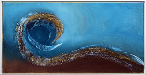 Flow of Time (2025) Acrylic painting by Edelgard Schroer