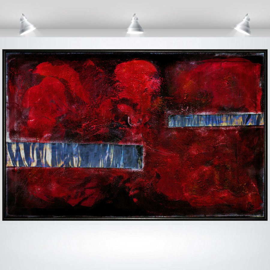 Lead Silence (2025) Acrylic painting by Edelgard Schroer