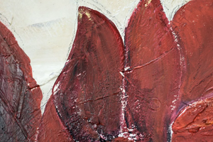 Abstract Roses (2025) Acrylic painting by Edelgard Schroer