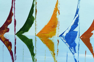 Sailing Symphony (2025) Acrylic painting by Edelgard Schroer