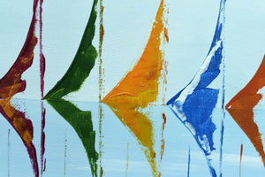 Sailing Symphony (2025) Acrylic painting by Edelgard Schroer