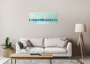 Sailing Rhythm 2025 Acrylic Painting by Edelgard Schroer