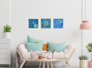 Traces of Gold (2025) Acrylic painting by Edelgard Schroer