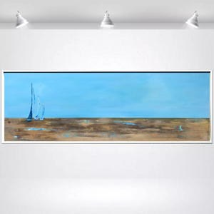 Sailing Silence (2025) Acrylic painting by Edelgard Schroer